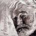 Portrait de E Hemingway