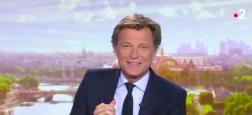 Audiences 20h: Pour la première fois depuis des mois, Laurent Delahousse sur France 2 passe devant Anne-Claire Coudray sur TF1 dont le journal s'arrêtait à 20h25 pour cause de foot