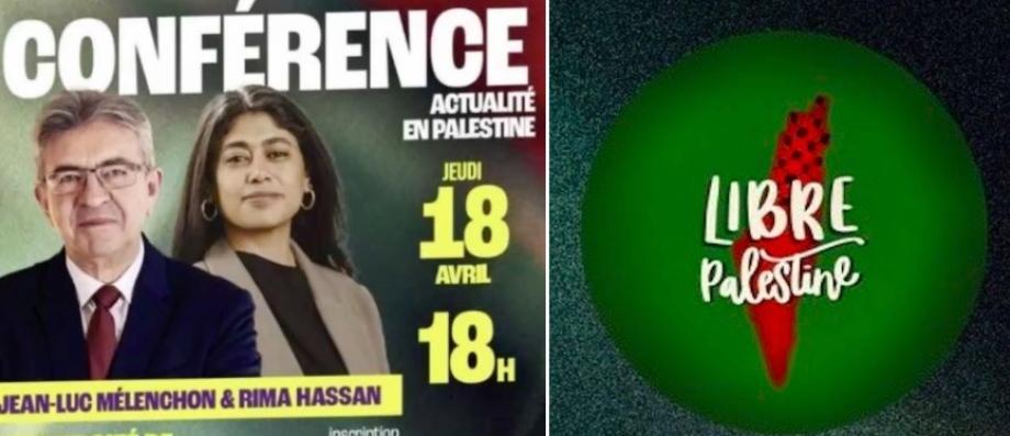L’Université de Lille interdit la conférence de Jean-Luc Mélenchon, prévue demain, qui faisait polémique avec son logo sur la Palestine sans Israël